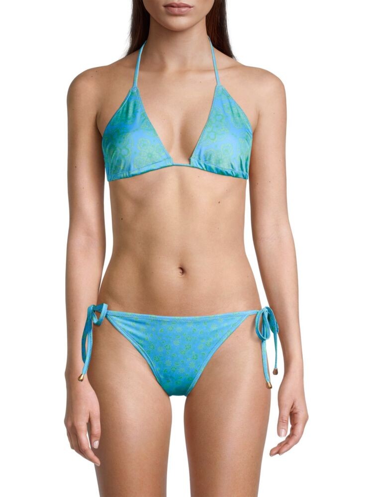 

Двусторонний топ бикини Cosmo Ramy Brook, цвет Coastal Blue