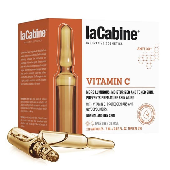 Ампулы для лица с витамином С, осветляющие цвет лица, 10x2 мл La Cabine la cabine botulinum effect cream