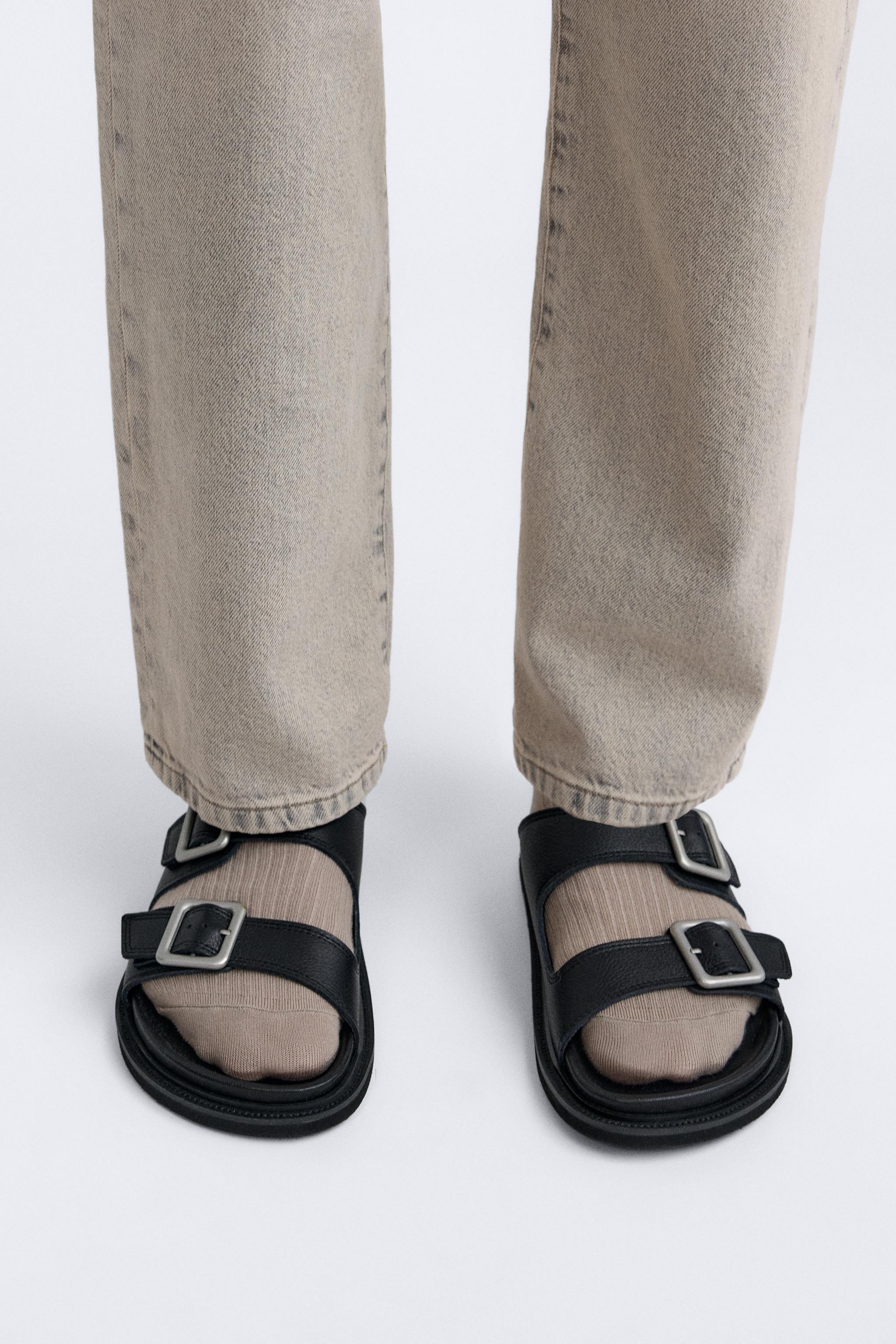 Вязаные носки из смесового хлопка ZARA, серый вяжем на спицах коллекция идей