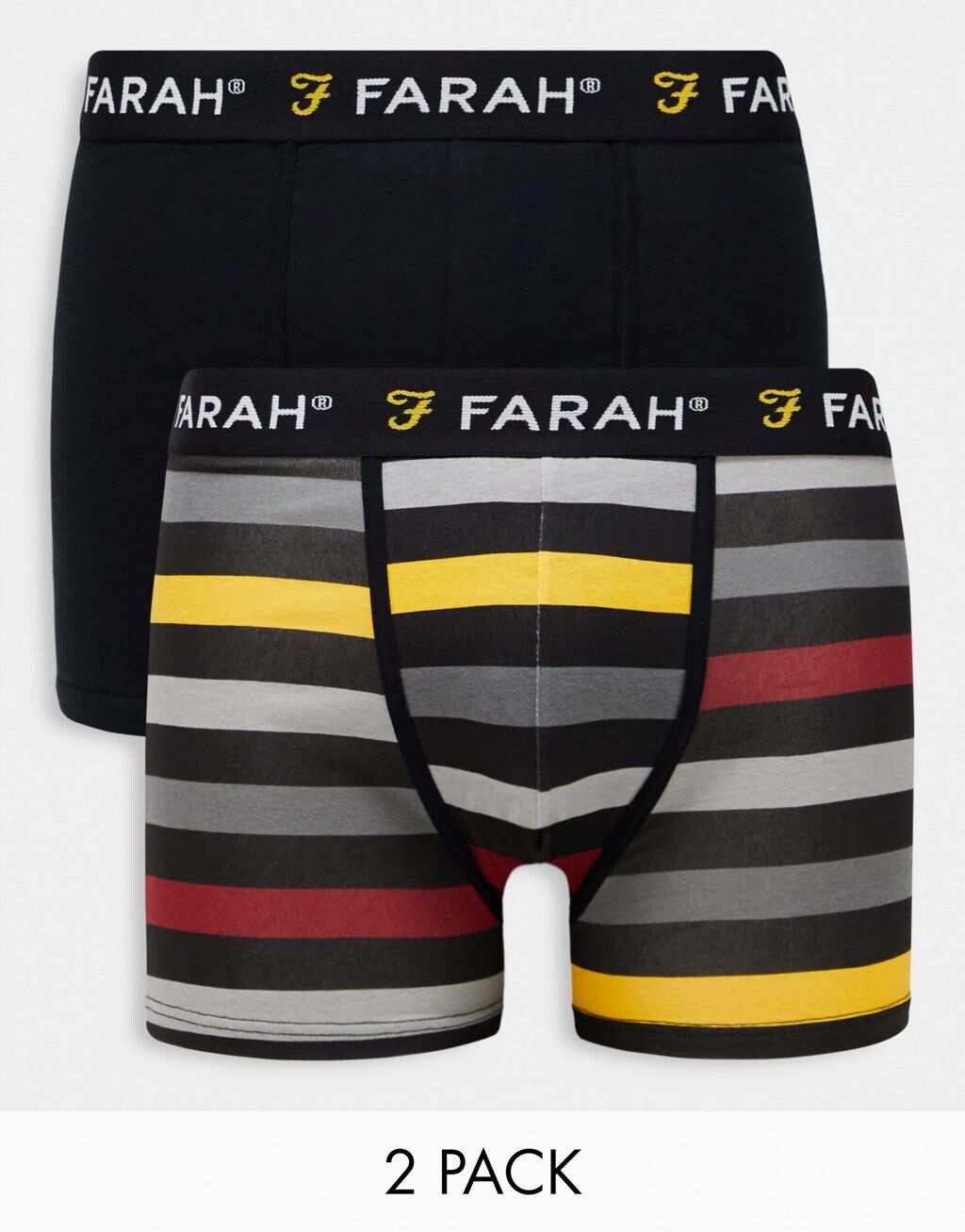 

Две пары боксеров в черную полоску Farah