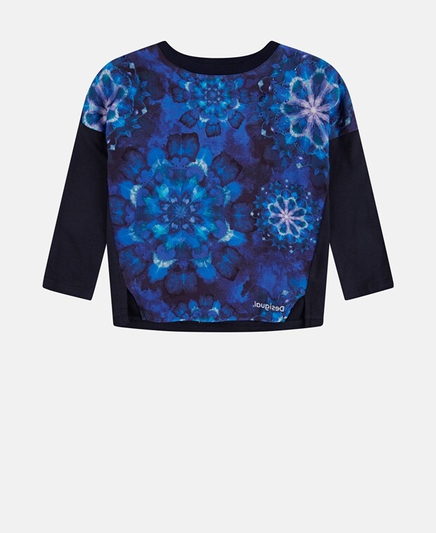 

Топ с длинными рукавами Desigual, темно-синий