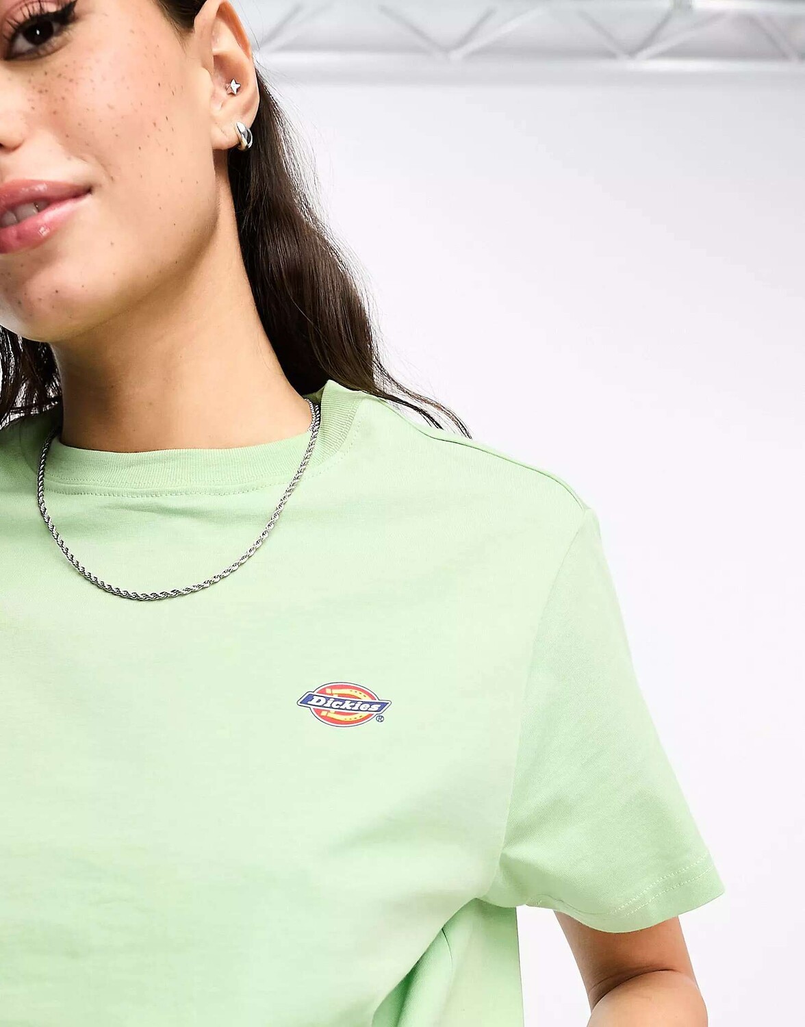 

Темно-зеленая футболка Dickies Mapleton с логотипом на левой стороне груди, Зеленый