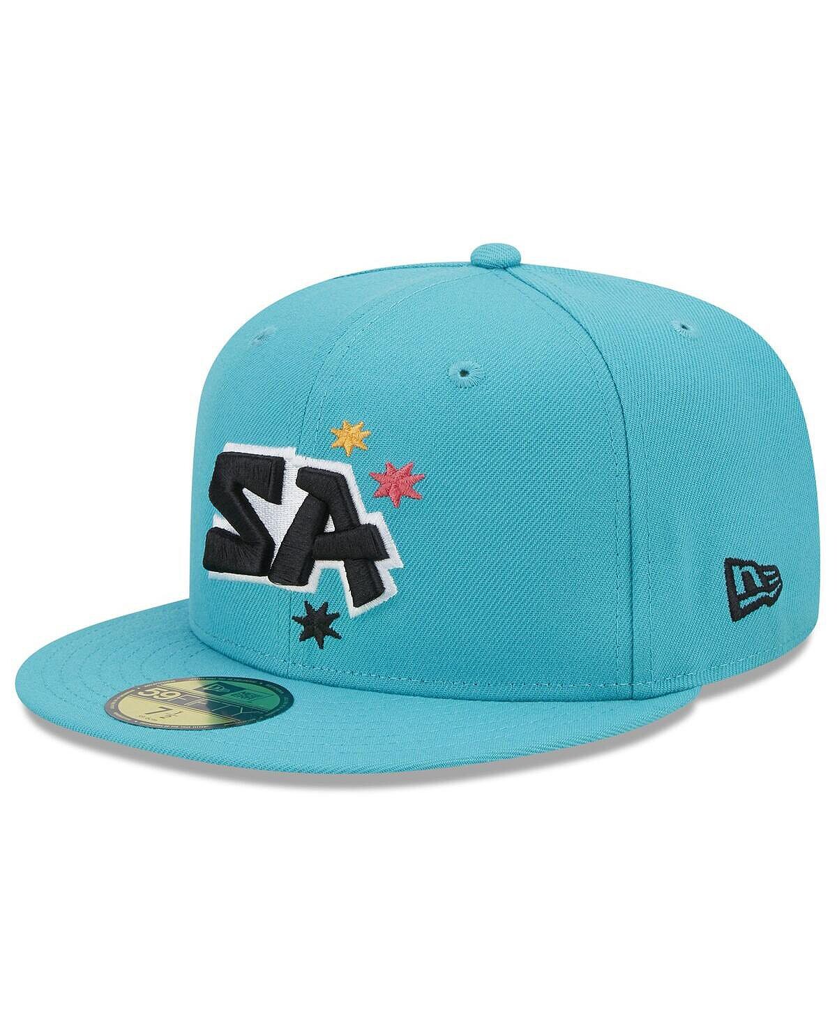 

Мужская синяя приталенная шляпа San Antonio Spurs 2022/23 City Edition с альтернативным логотипом 59FIFTY New Era