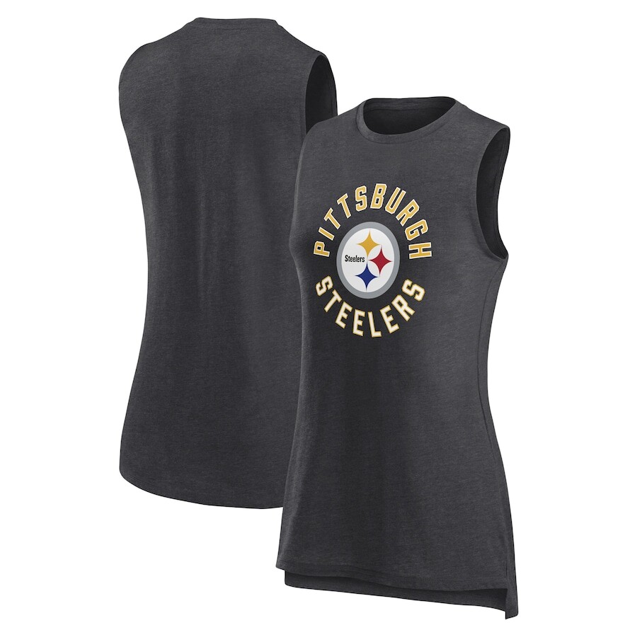 

Топ Fanatics Branded Pittsburgh Steelers, угольный