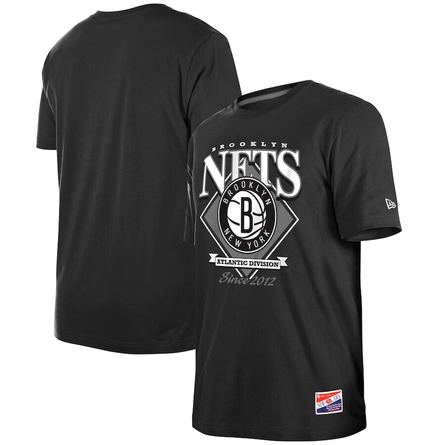 

Футболка с коротким рукавом New Era Brooklyn Nets, черный