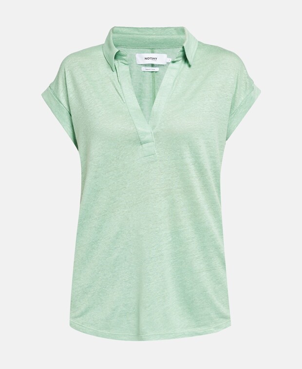 

Льняной лонгслив Notshy Cashmere, светло-серый