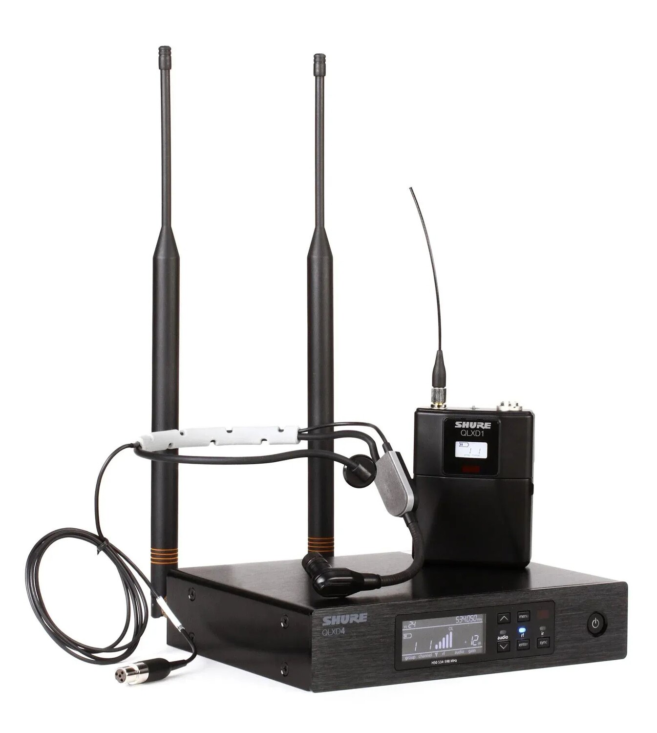

Беспроводная головная микрофонная система Shure QLXD14/SM35 — диапазон G50