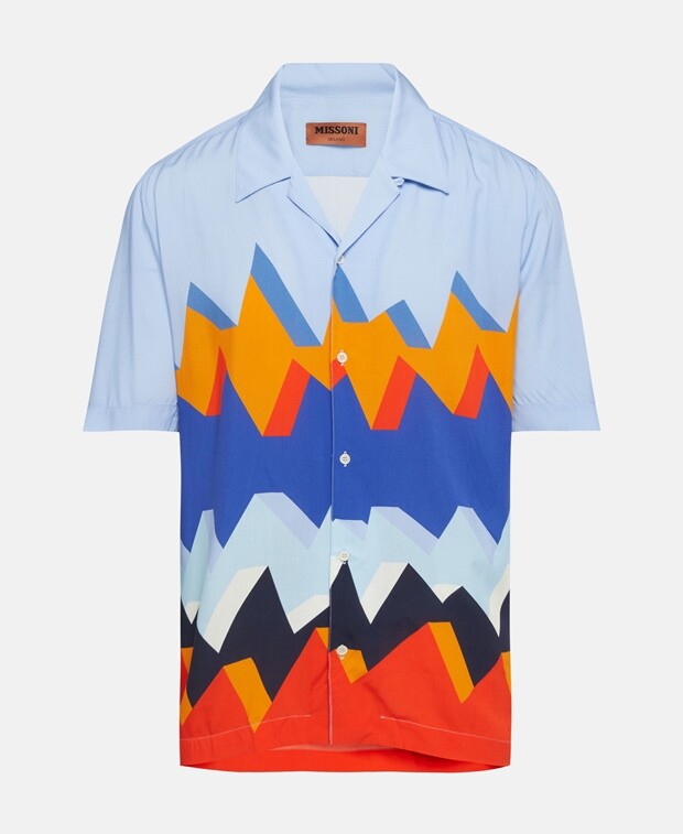 

Рубашка с короткими рукавами – повседневный крой Missoni, синий