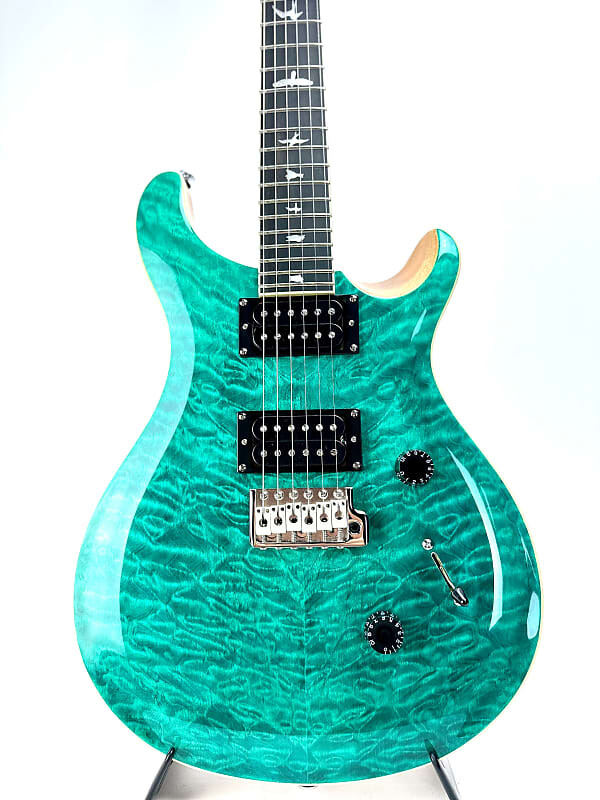 

Электрогитара PRS SE Custom 24 Quilt Electric Guitar with Gigbag - Turquoise