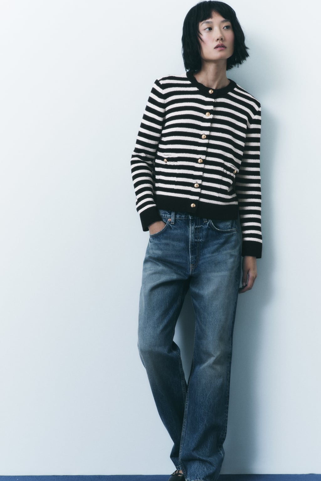 

Длинное трикотажное платье ZARA