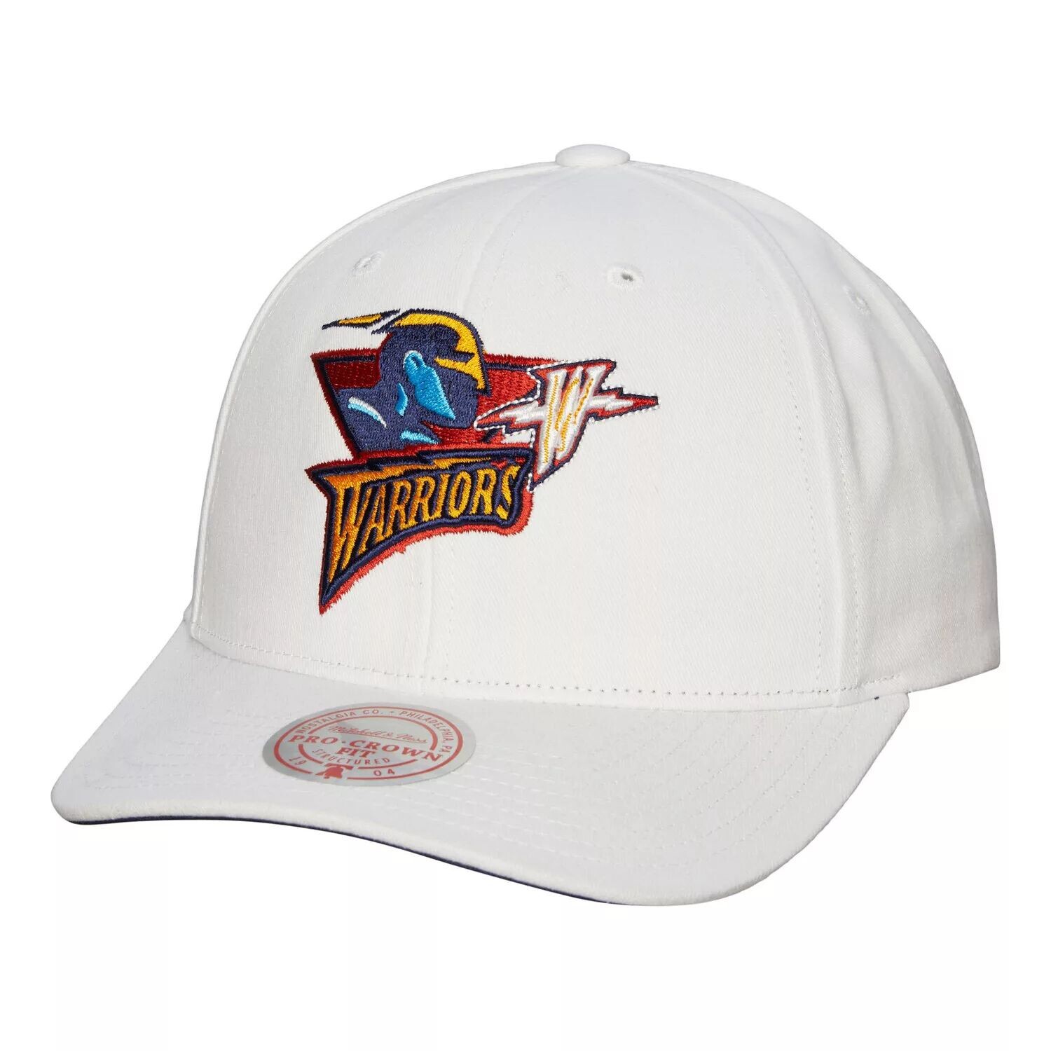 

Мужская кепка Mitchell & Ness белого цвета Golden State Warriors Hardwood Classic All In Retro Snapback Hat