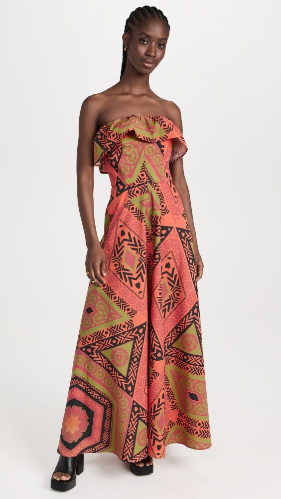 

Платье макси KAHINDO Kariba Strapless
