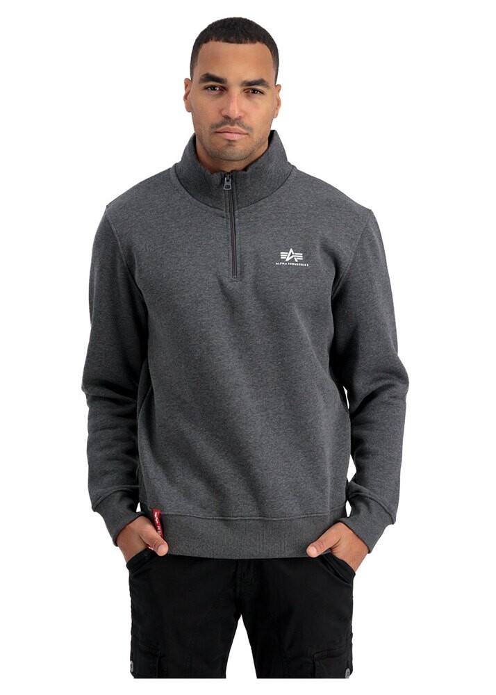 

Толстовка Alpha Industries 108308 Half Zip, серый