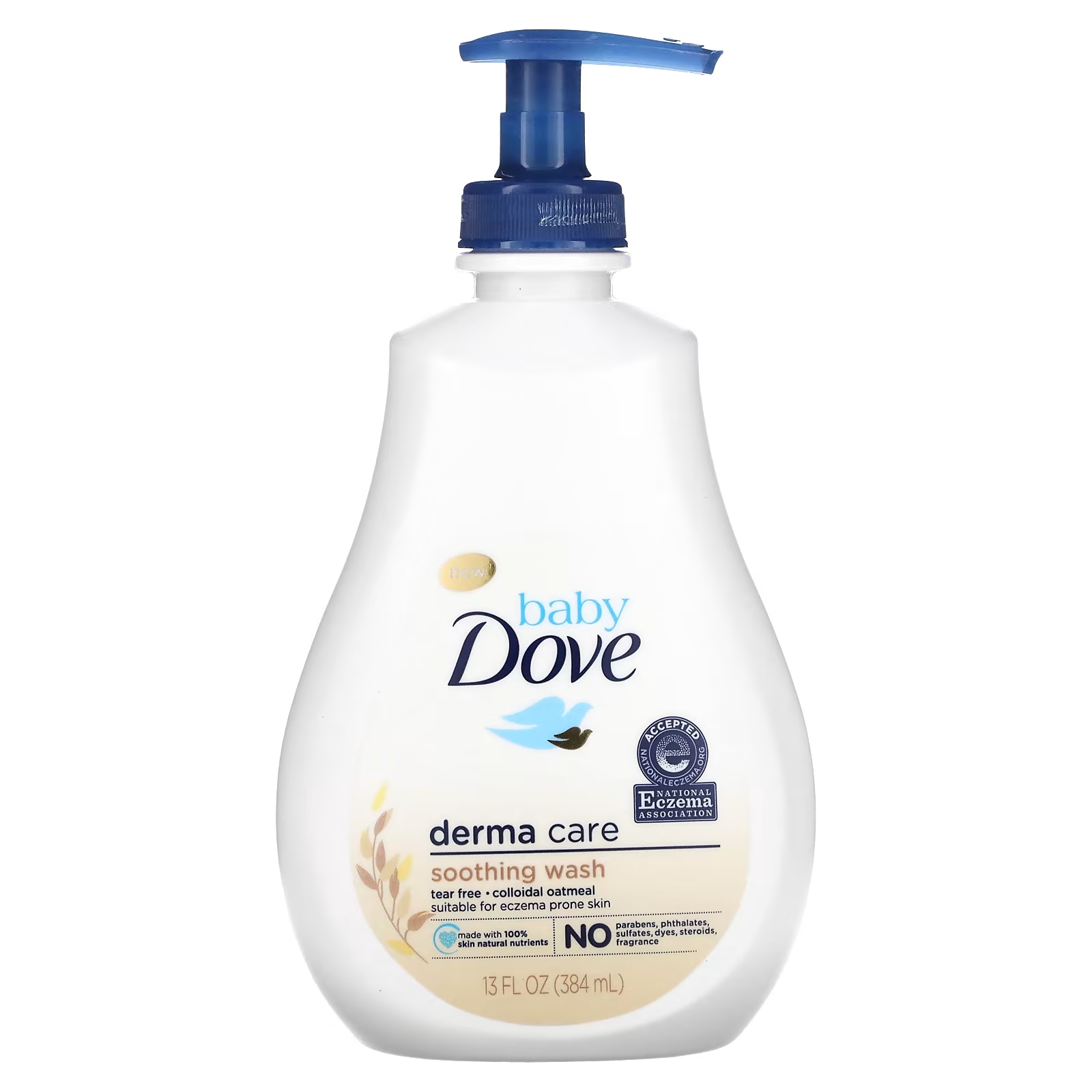 Успокаивающее средство для умывания Baby Derma Care, 13 жидких унций (384 мл) Dove