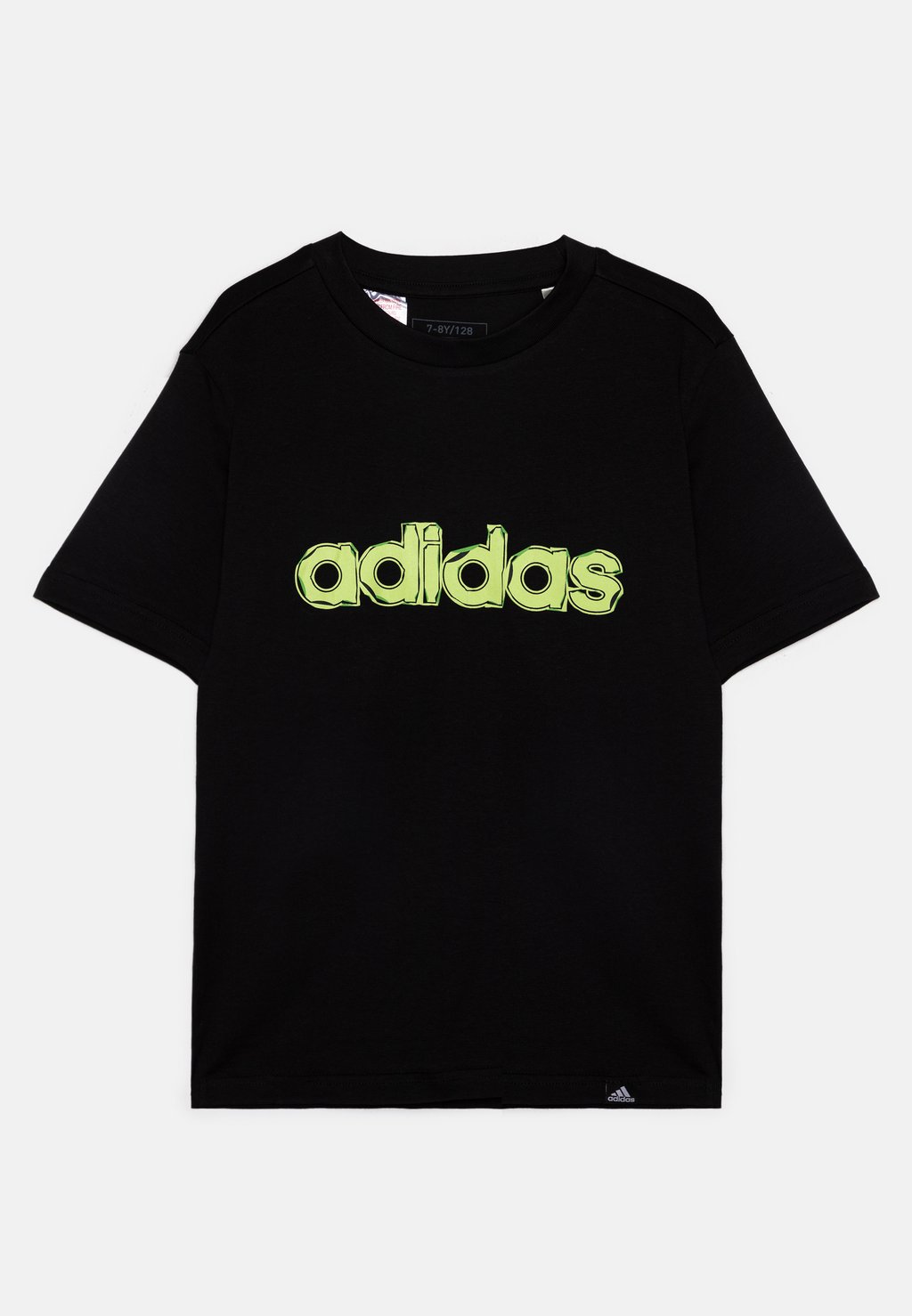 Футболка с принтом Folded Tee Unisex Adidas, черный футболка с принтом folded tee unisex adidas цвет shadow red