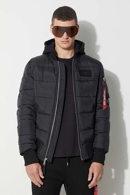 

MA-1 ZH Пуховик с принтом на спине FD Alpha Industries, черный