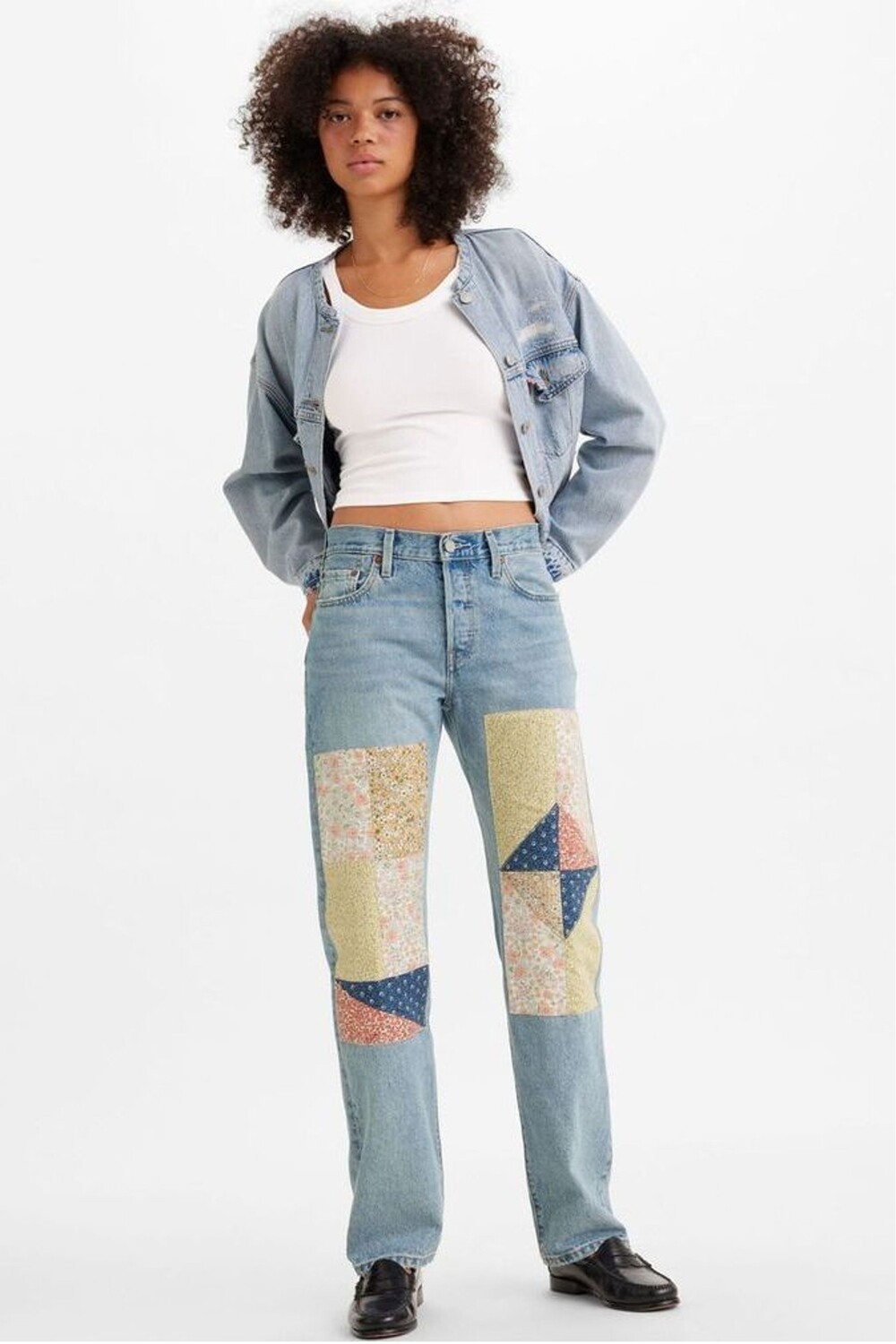 

501 джинсы прямого кроя 90-х годов Levi's