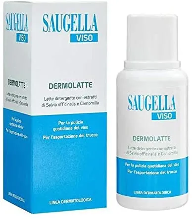 

Saugella Очищающее молочко для лица Dermolatte 200 мл для нежной кожи головы