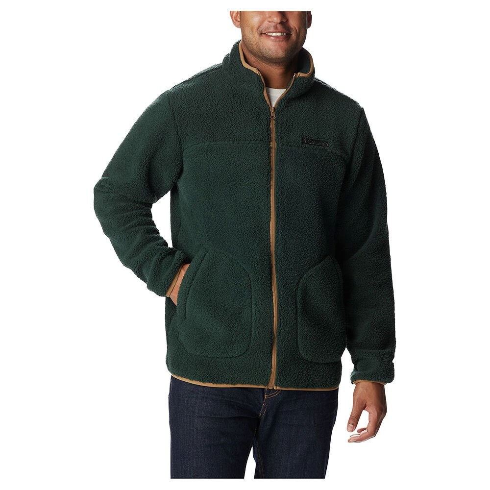 

Толстовка на молнии Columbia Rugged Ridge II Sherpa, зеленый