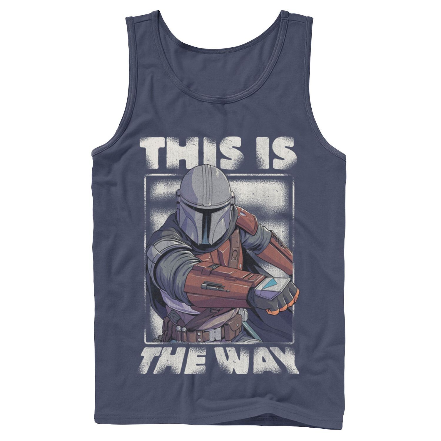 

Мужская портретная майка Star Wars The Mandalorian This Is The Way Licensed Character