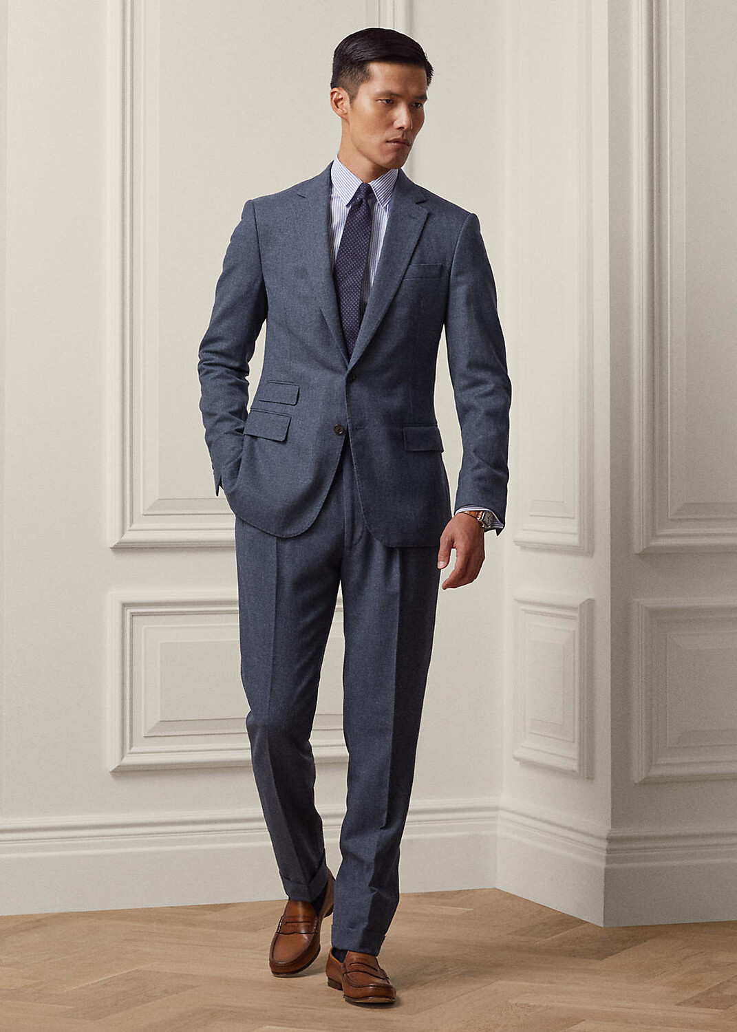 

Брюки ручной работы Gregory из смесовой шерсти Ralph Lauren