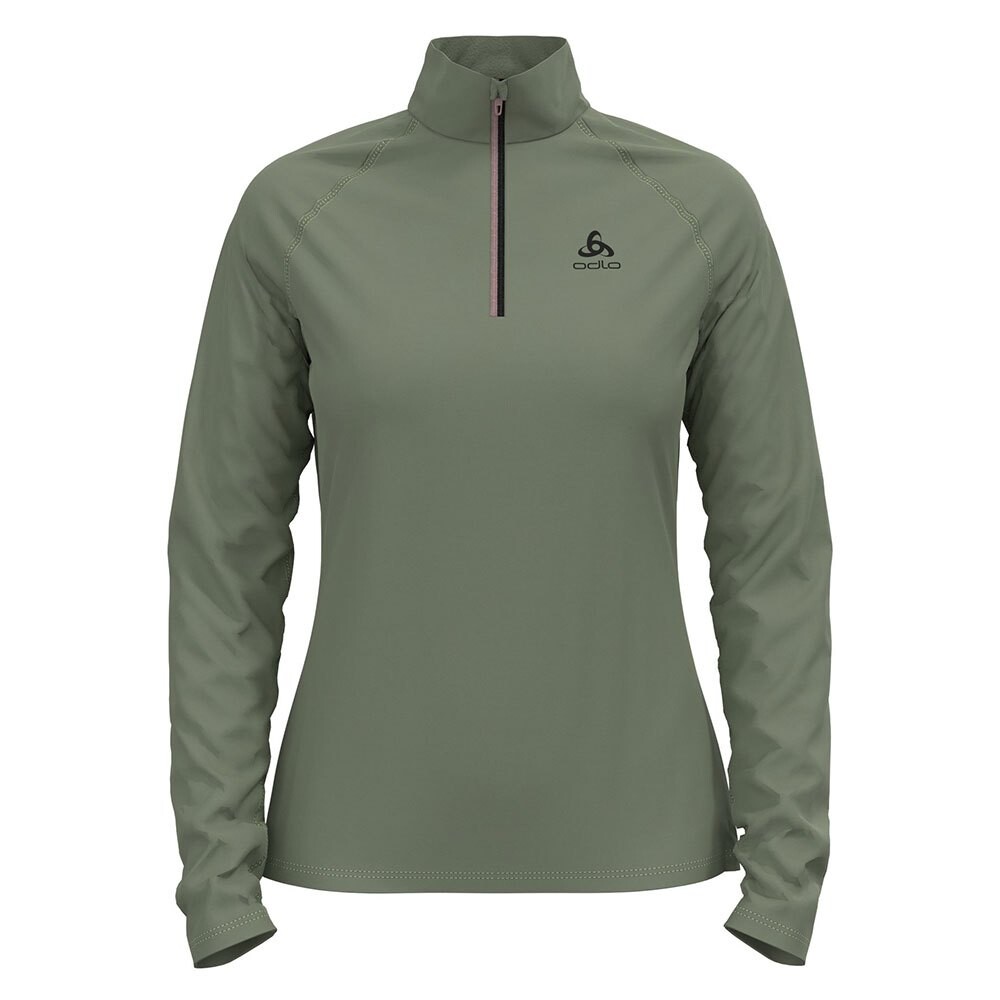 Флис Odlo Besso half zip, зеленый