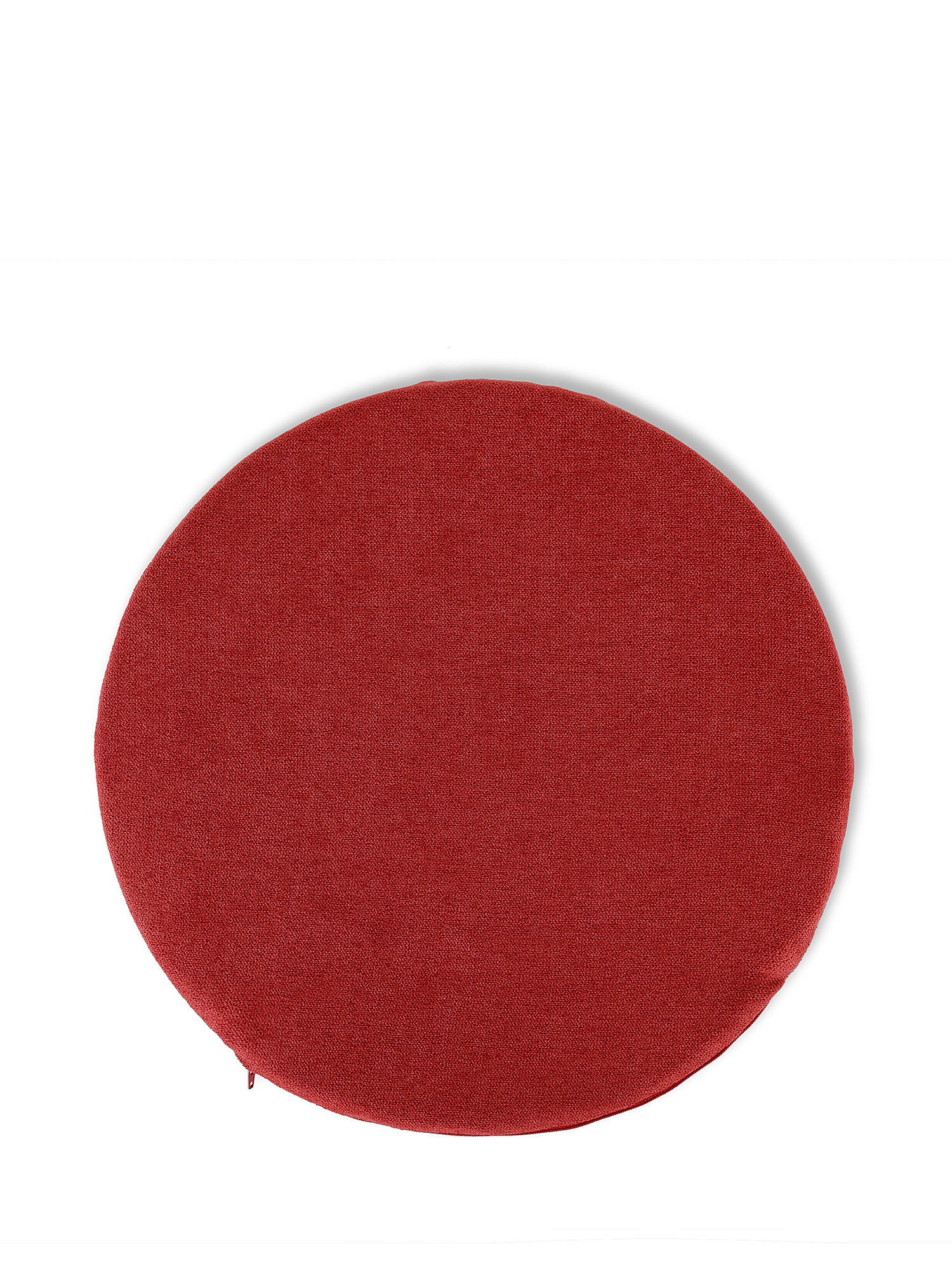 Однотонная хлопковая подушка на стул Coincasa, красный