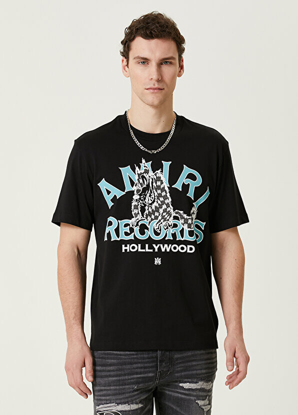 

Черная футболка с логотипом Amiri, Черный