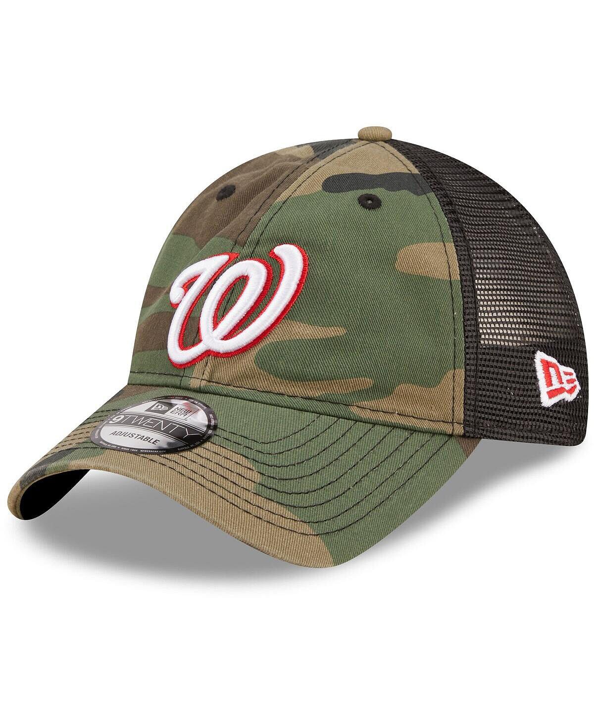 

Мужская камуфляжная кепка Washington Nationals Trucker 9TWENTY Snapback New Era