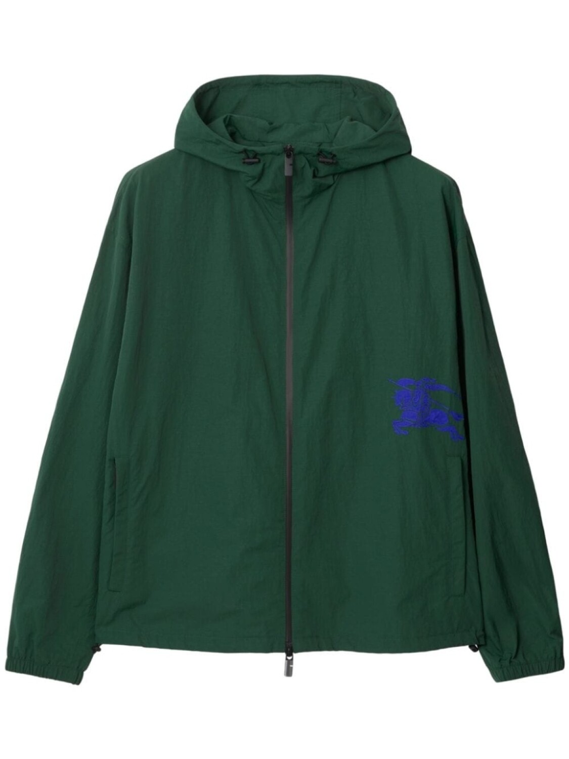 

Burberry куртка с капюшоном и нашивкой EKD, зеленый