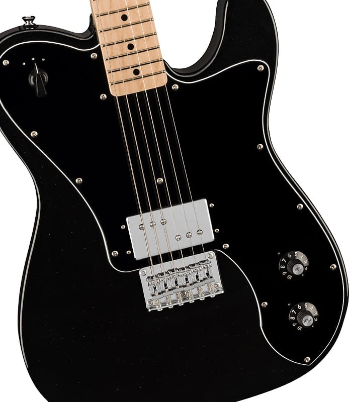 

Электрогитара Squier - Paranormal Esquire Deluxe - Electric Guitar - Maple Fingerboard - Black Pickguard - Metallic Black