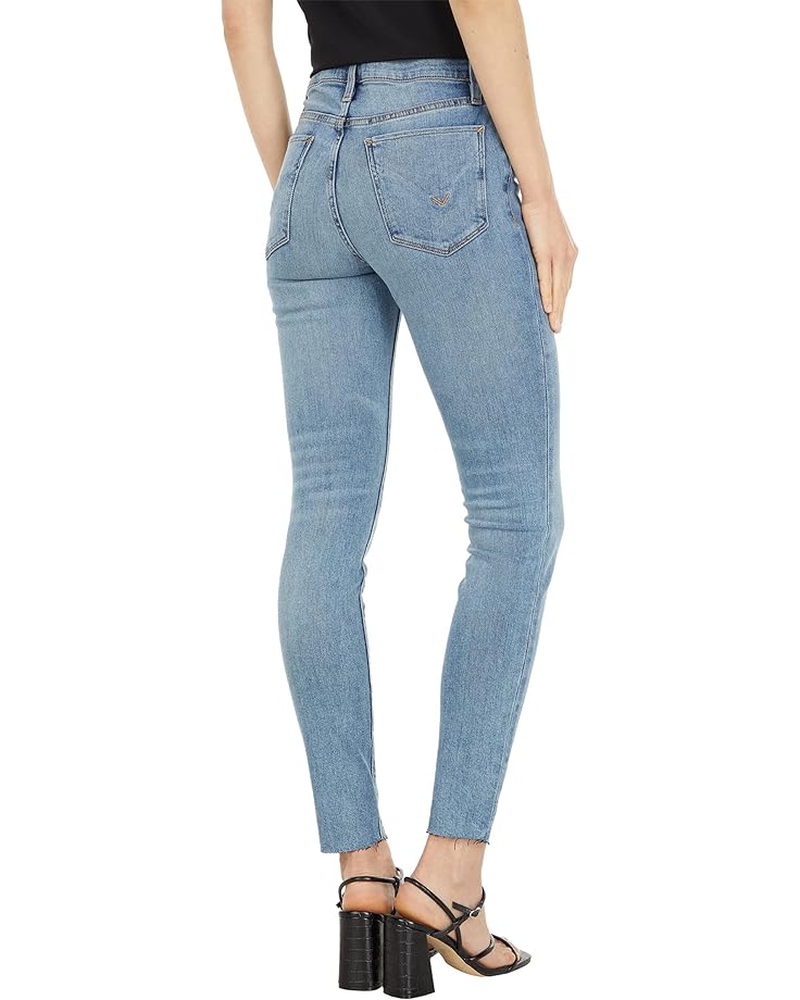 Джинсы Hudson Jeans Barbara High-Waisted Super Skinny Ankle in Starboard, цвет Starboard