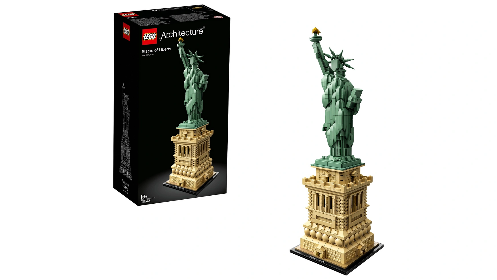 Lego Architecture Статуя Свободы резиновая уточка статуя свободы