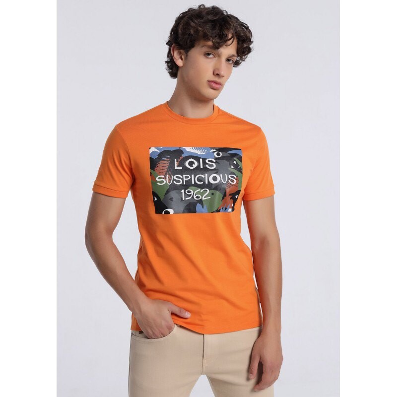 

Футболка Lois Jeans 131958-15699-3171, оранжевый