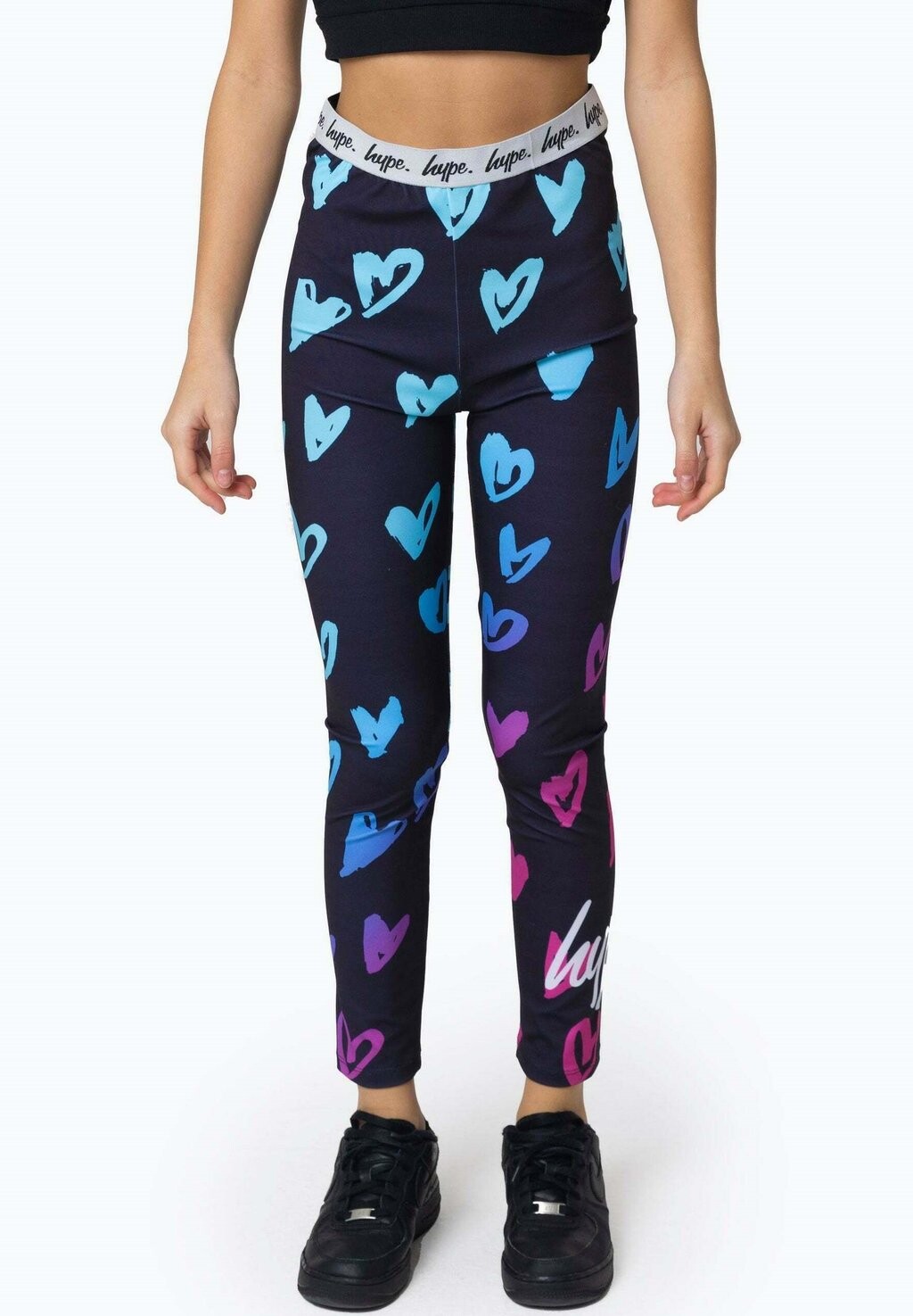 

Леггинсы SCRIBBLE HEARTS Hype, цвет black