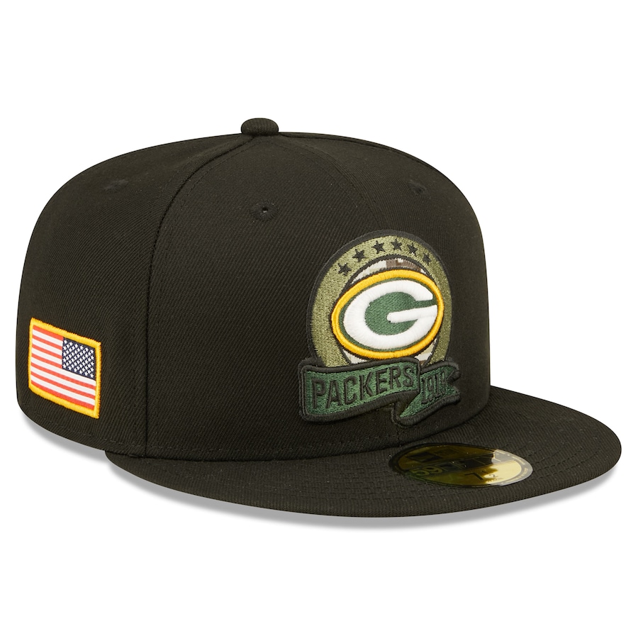 

Бейсболка New Era Green Bay Packers, черный