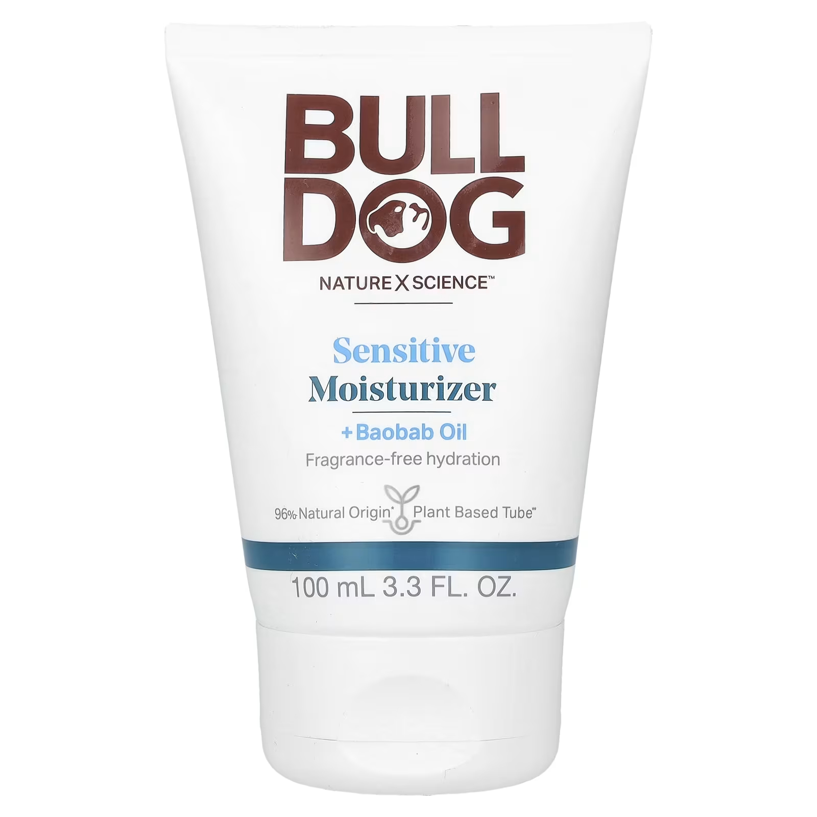 Крем увлажняющий Bulldog Skincare For Men для чувствительной кожи, 100 мл bulldog skincare for men увлажняющий крем для жирной кожи лица 100 мл 3 3 жидк унции