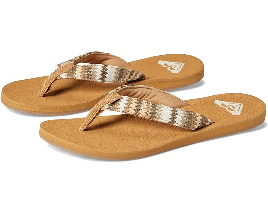 

Сандалии Roxy Porto Raffia, цвет Fall Leaf Multi