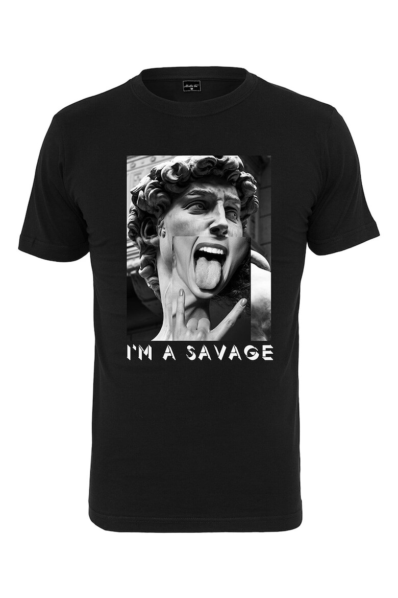 

Хлопковая футболка I'm A Savage Mister Tee, черный