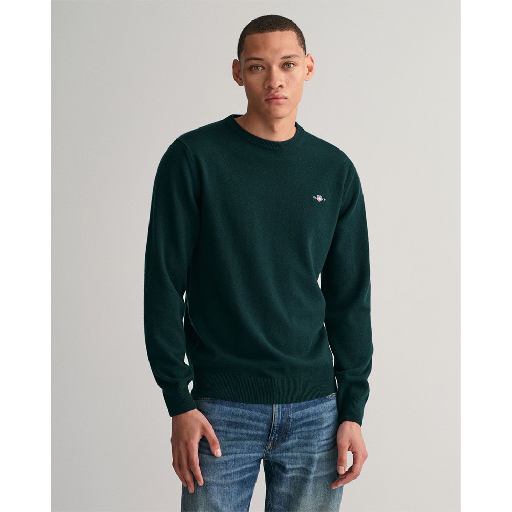 

Свитер Gant Superfine Lambswool Crew Neck, зеленый