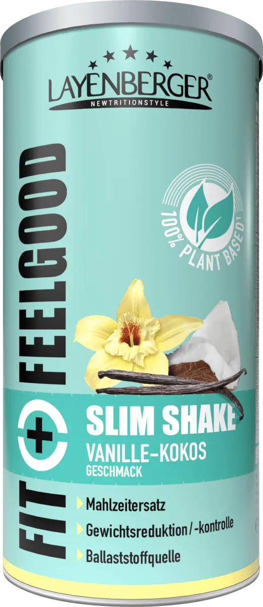 Диетический коктейль Slim Shake Vanilla Кокос 396 г Layenberger Fit+Feelgood