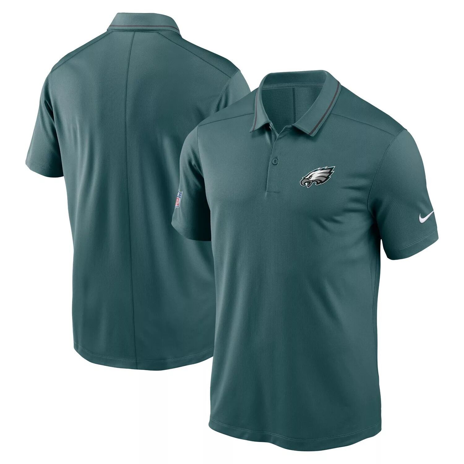 

Мужская зеленая футболка-поло Philadelphia Eagles Sideline Victory Performance Nike, Зеленый