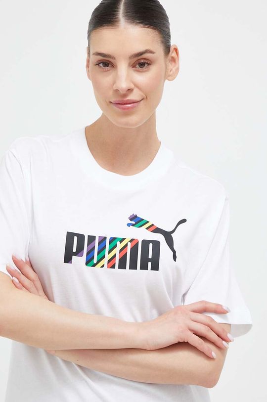 

Хлопковая футболка Puma, белый