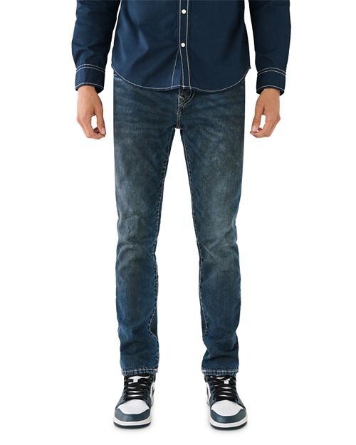 

Джинсы скинни Rocco Super T в цвете Slate Dark True Religion, цвет Blue