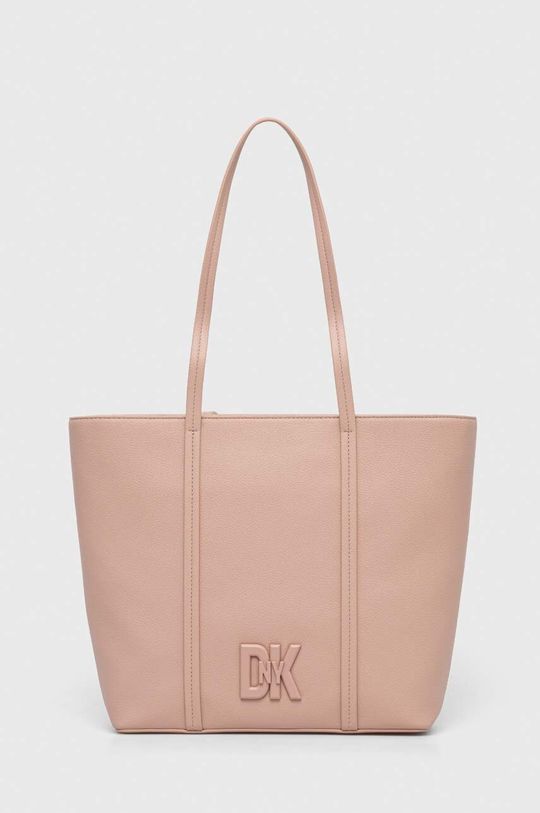 цена Кожаная сумочка DKNY DKNY, бежевый
