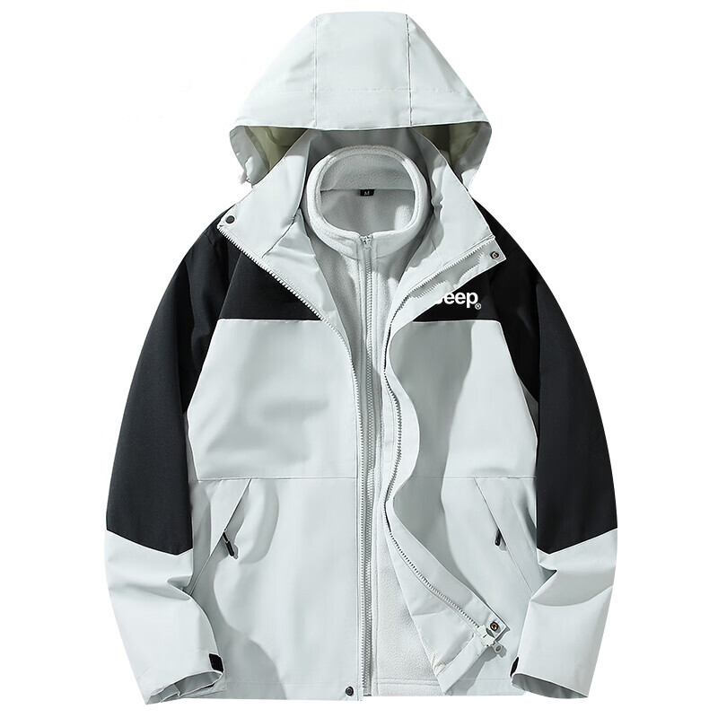 

Куртка унисекс Jeep, цвет Unisex / white