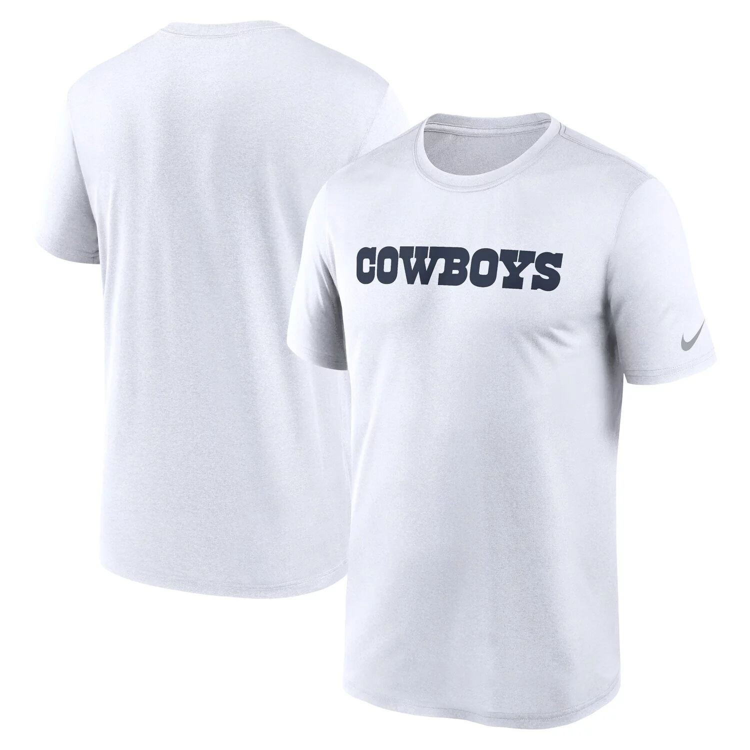 

Мужская белая футболка Dallas Cowboys Legend с надписью Performance Nike, Белый