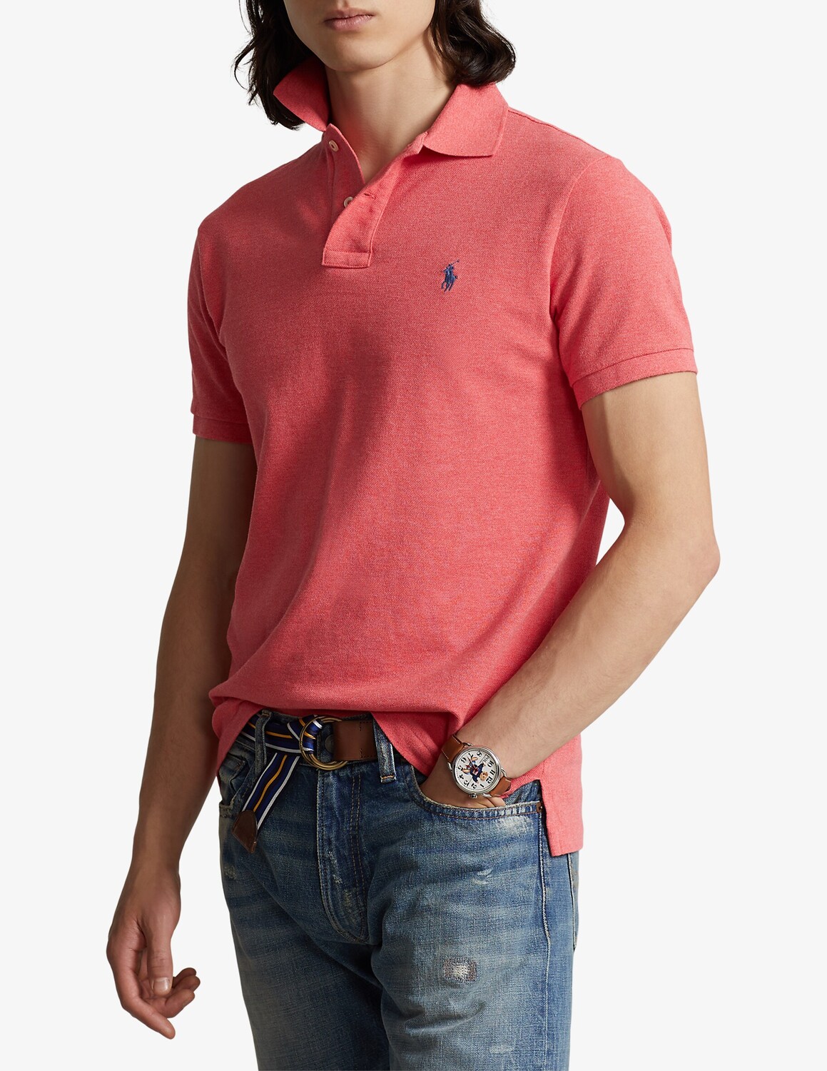

Поло с короткими рукавами Красный Ralph Lauren, красный
