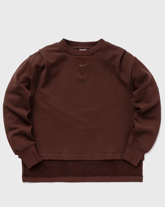 

Флис Nike Wmns Modern Fleece Crew, цвет earth/plum eclipse
