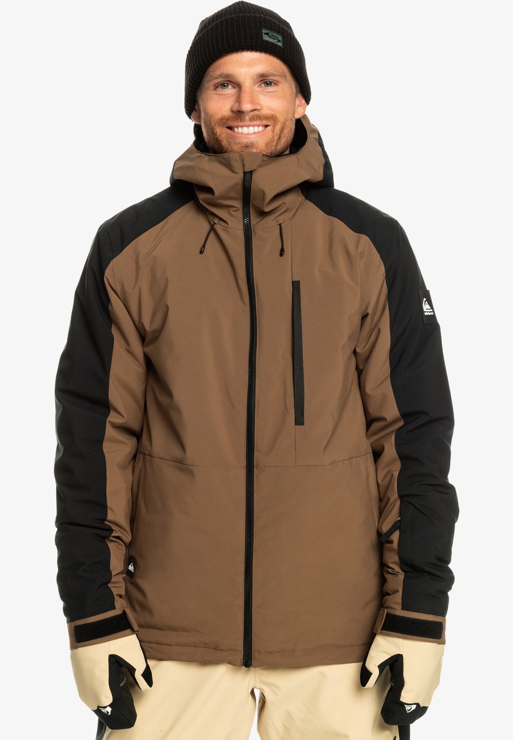 Куртка для сноуборда MISSION FUNKTIONELLE SCHNEE Quiksilver, цвет brown цена и фото